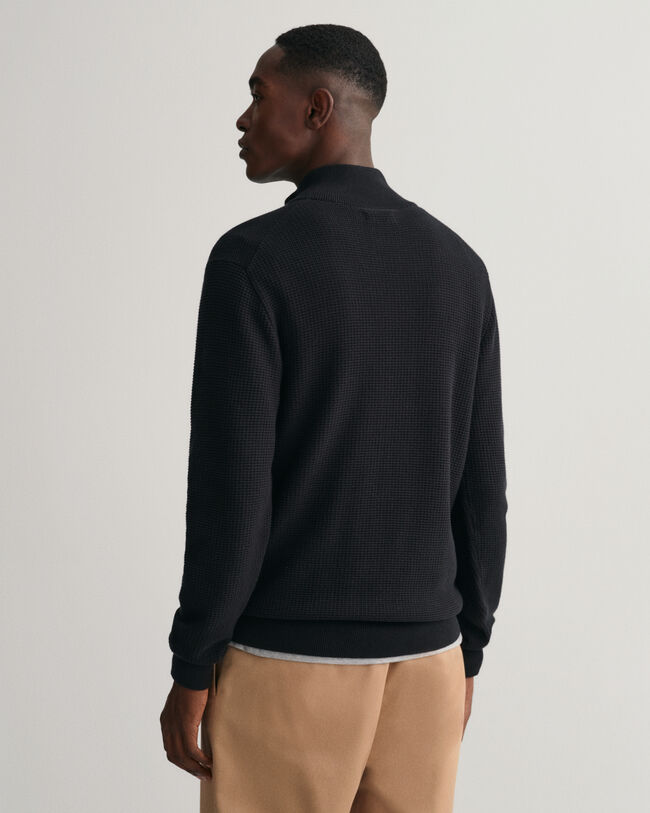 Textured Baumwoll Troyer