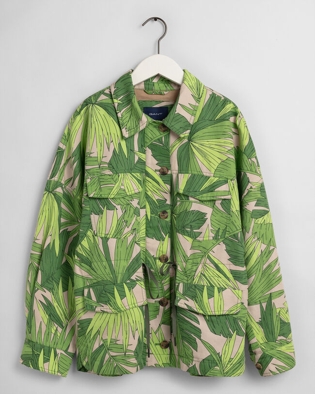 Palm Breeze Feldjacke mit Print