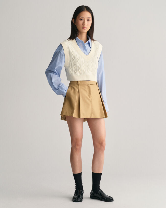 Plissierter Minirock