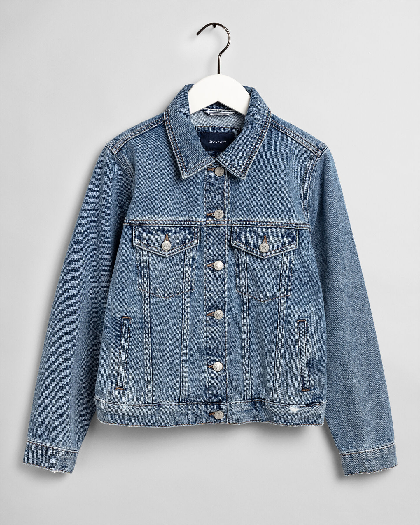 Indigoblaue Jeansjacke
