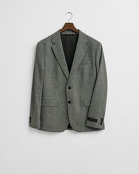 Slim Fit Herringbone Flanell Anzugsakko
