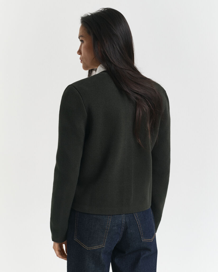 Kontrast Strickjacke