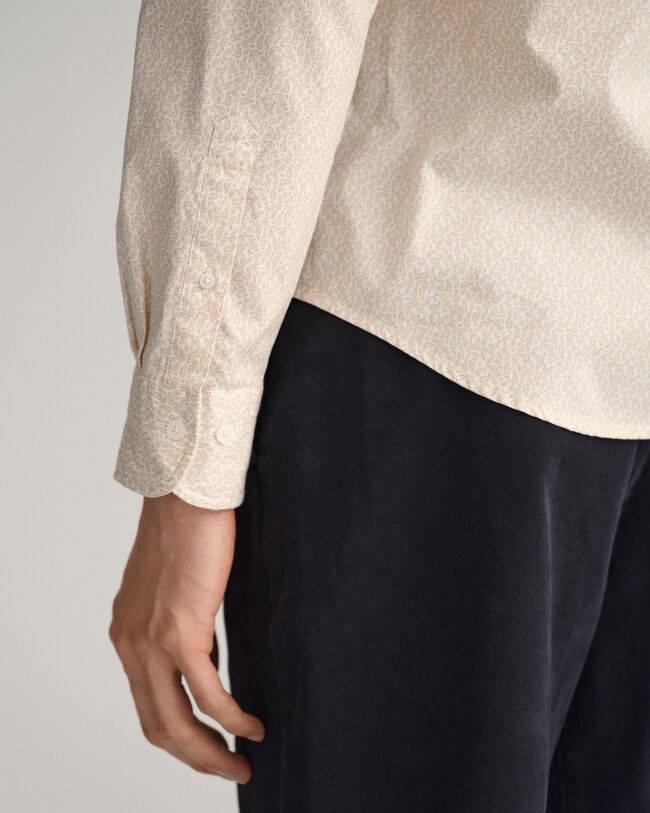 Slim Fit Paisley Oxford-Hemd