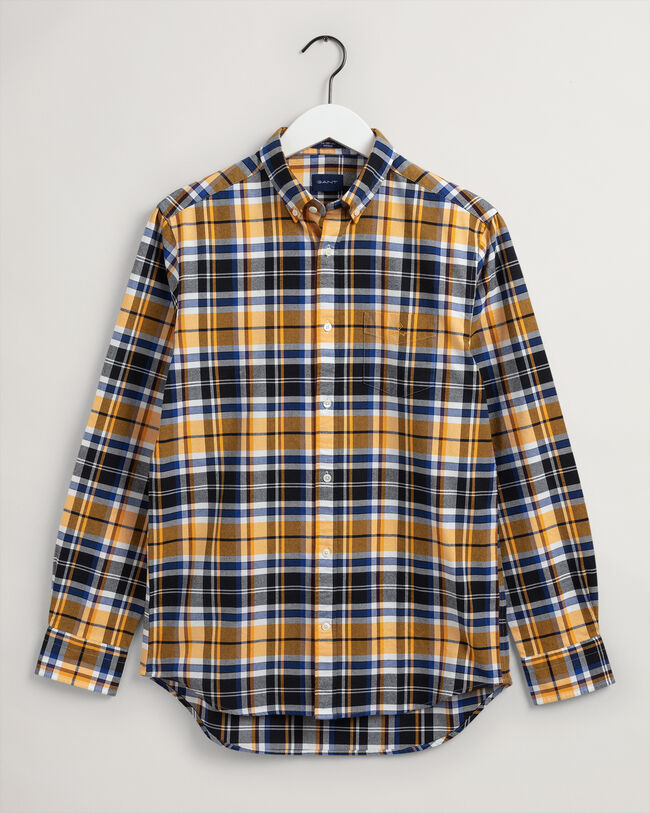 Regular Fit Oxford-Hemd mit Karomuster