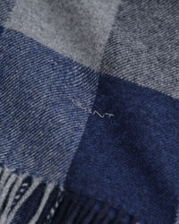 Mehrfarbig karierter Wollschal