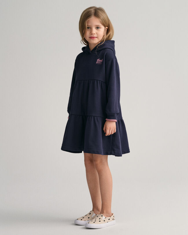Girls GANT USA Hoodie-Kleid mit Stufenrock