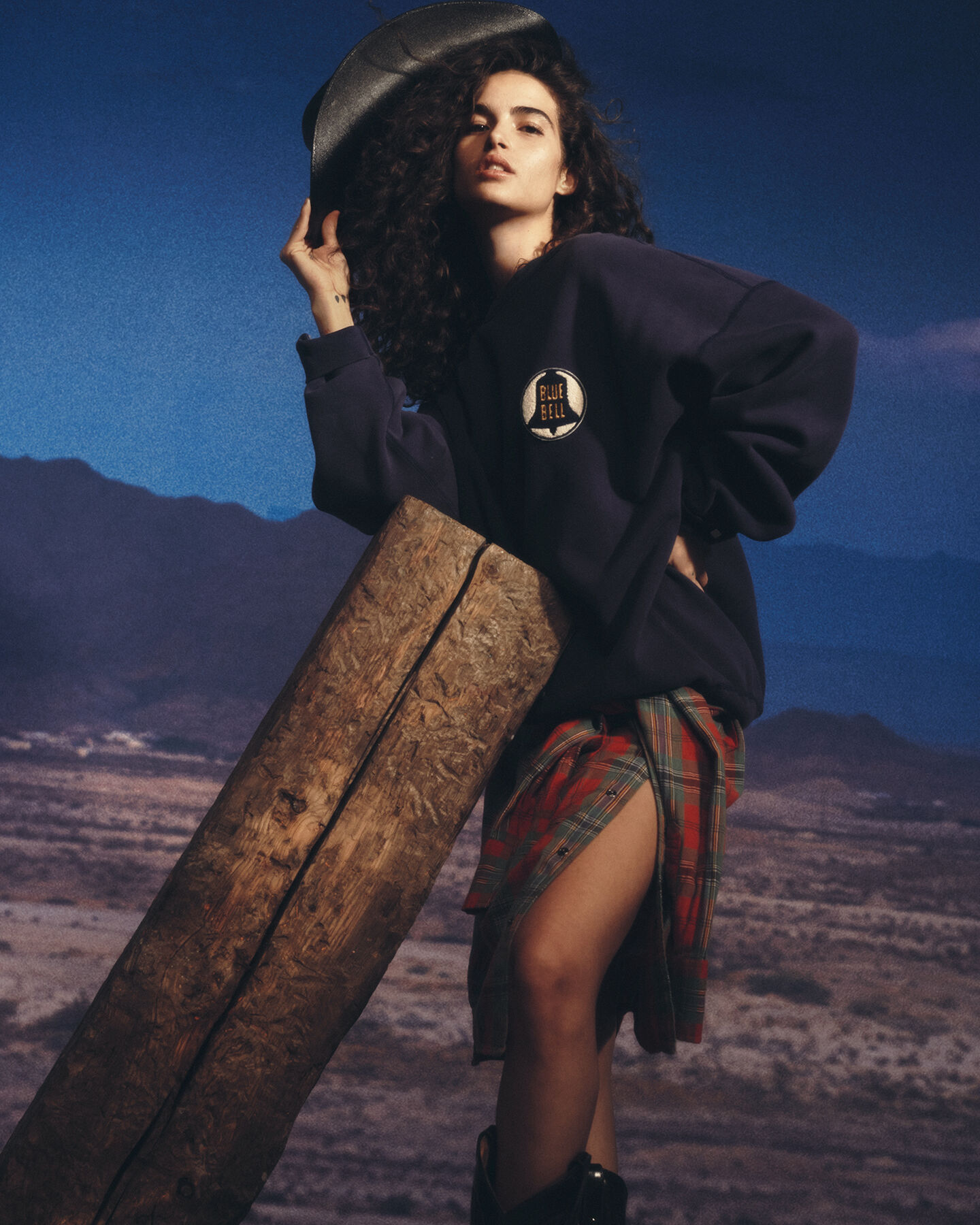 Wrangler x GANT Sweatshirt mit Badge