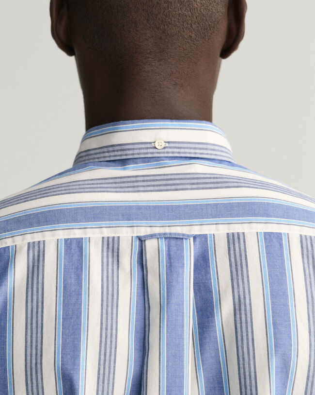 Regular Fit Hemd mit bunten Streifen