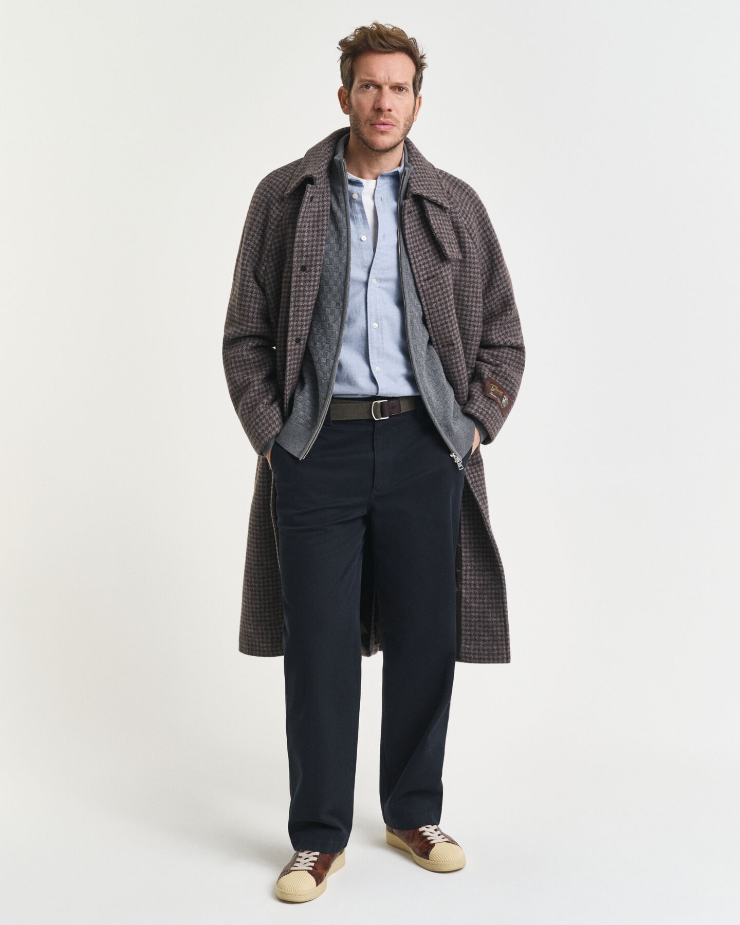 Strickjacke mit Mikrostruktur