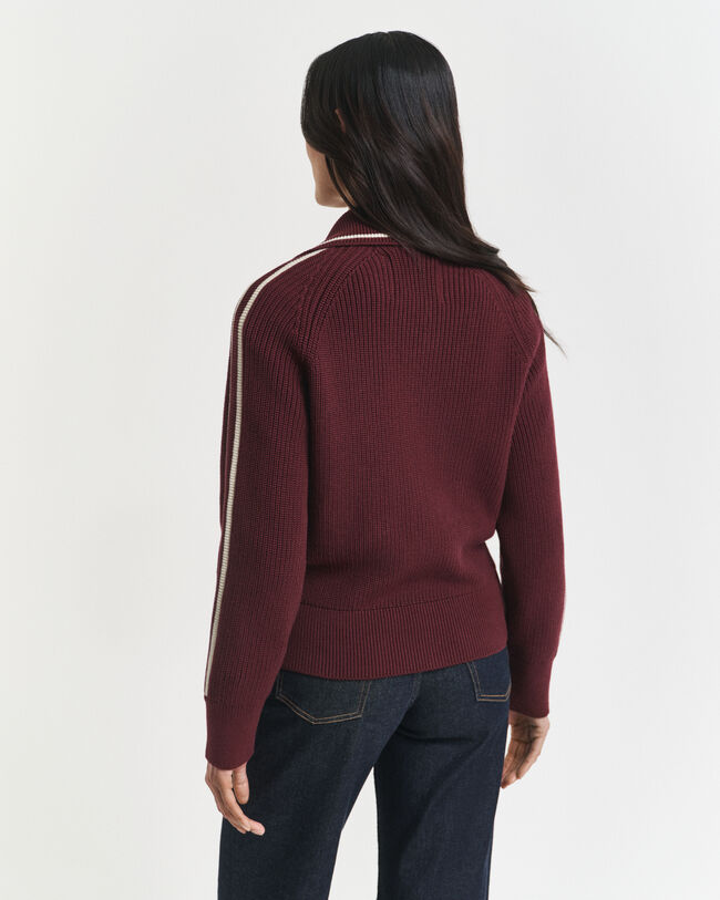 GANT Varsity Strickjacke mit Reißverschluss