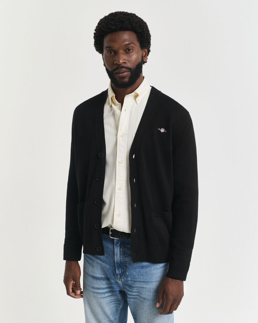 Casual Cotton Strickjacke