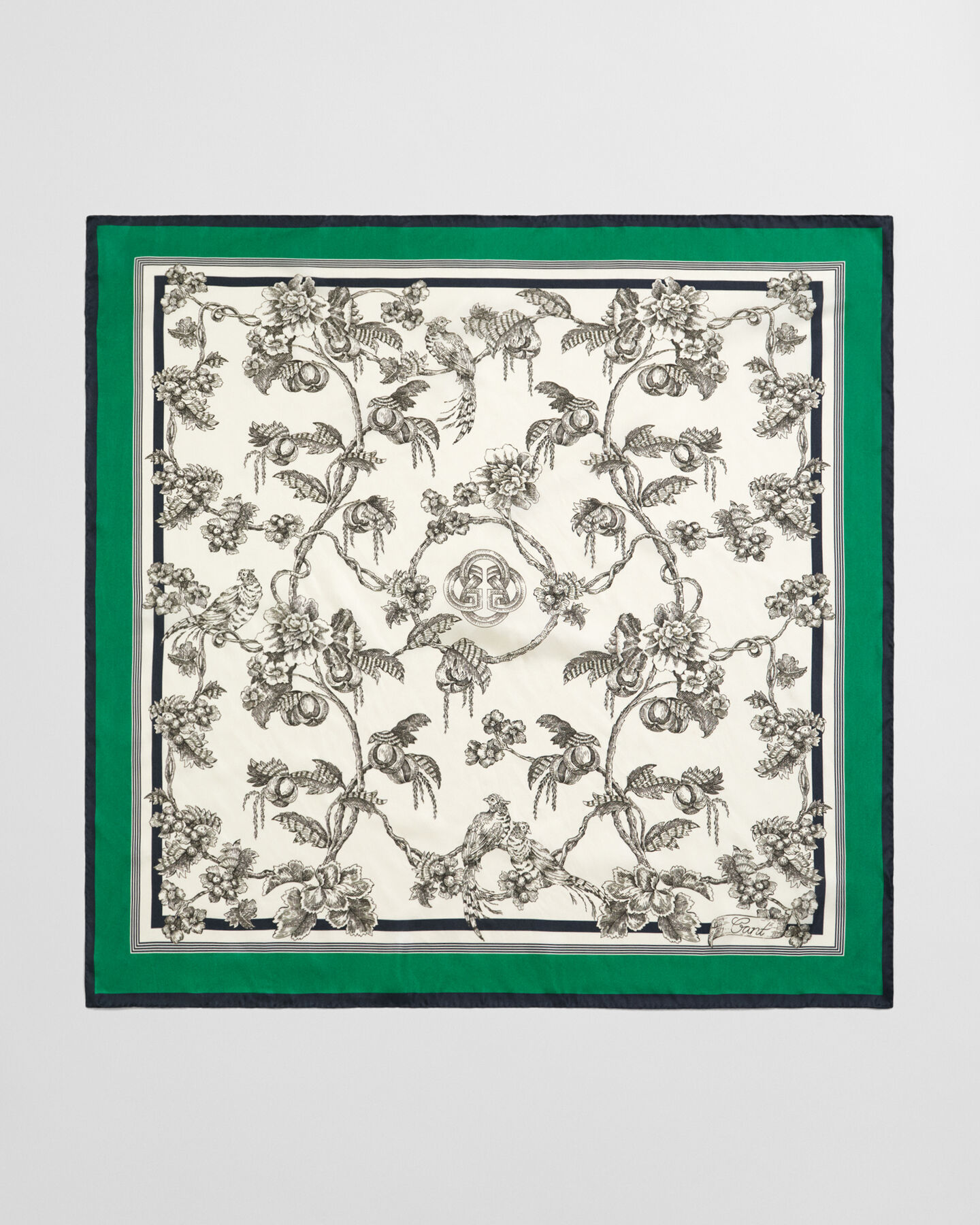 Seidentuch mit Baum-Print