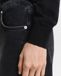 Rundhalspullover aus extra feiner Merinowolle