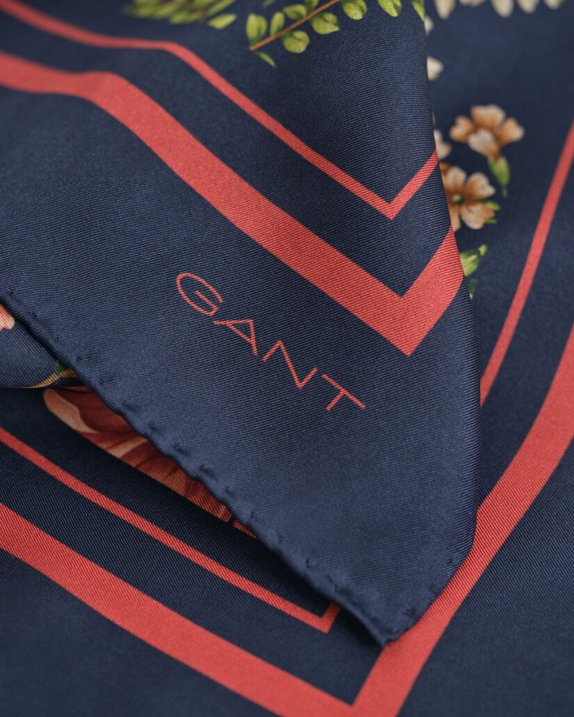 Seidentuch mit Blumenprint