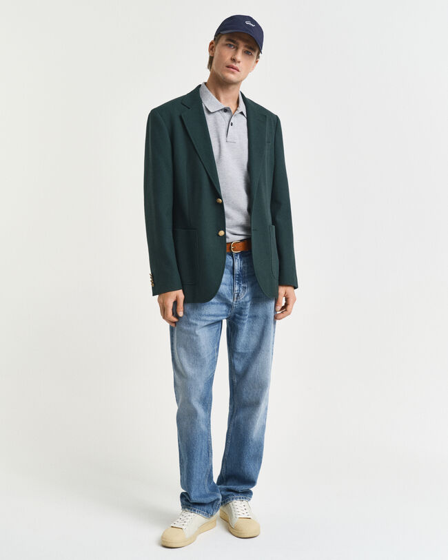 Slim Fit Archive Shield Piqué Poloshirt