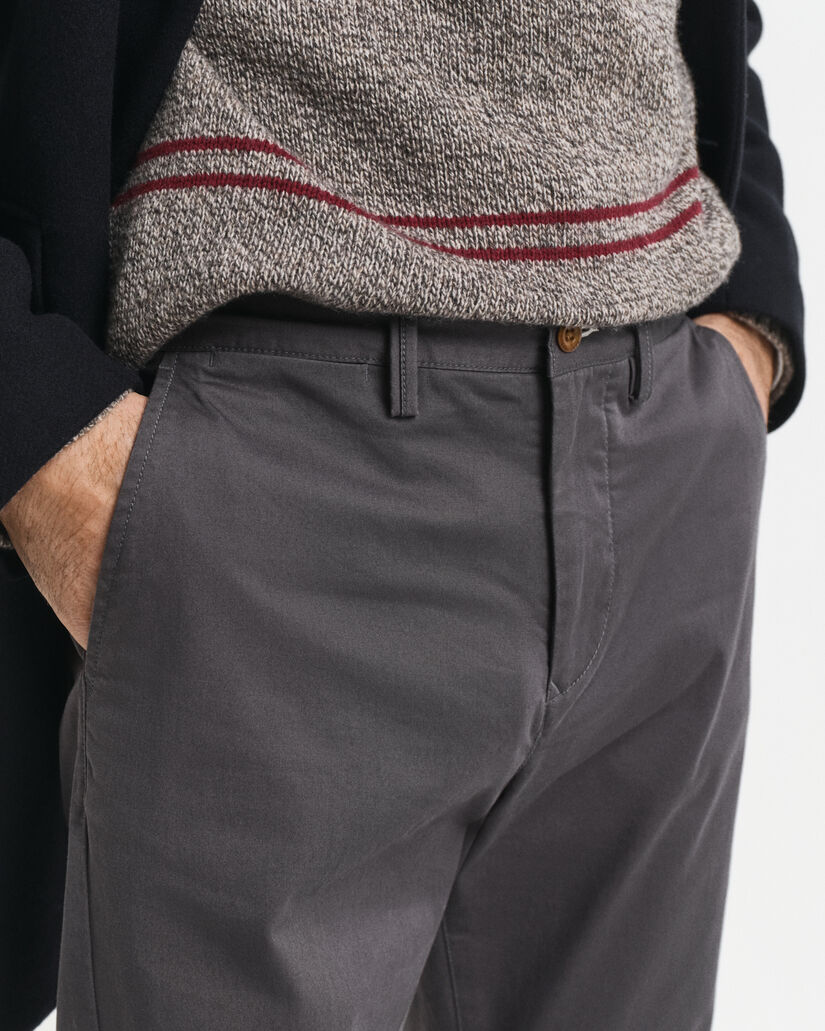 Regular Fit Twill Chinohose