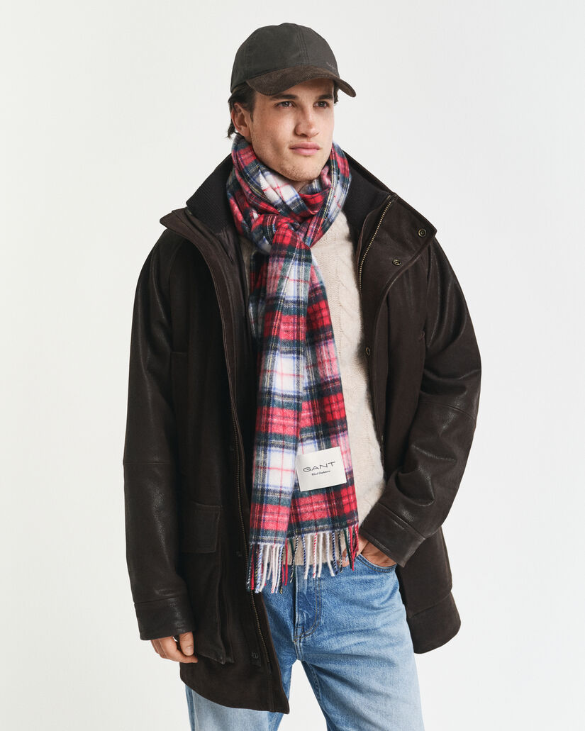 Tartan Schal mit Kaschmiranteil