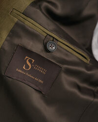 Baumwoll Leinen Anzugblazer