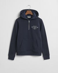 Teen Girls Sports Club Graphic Half-Zip Hoodie