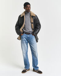 Klassischer Rollkragenpullover aus Baumwolle