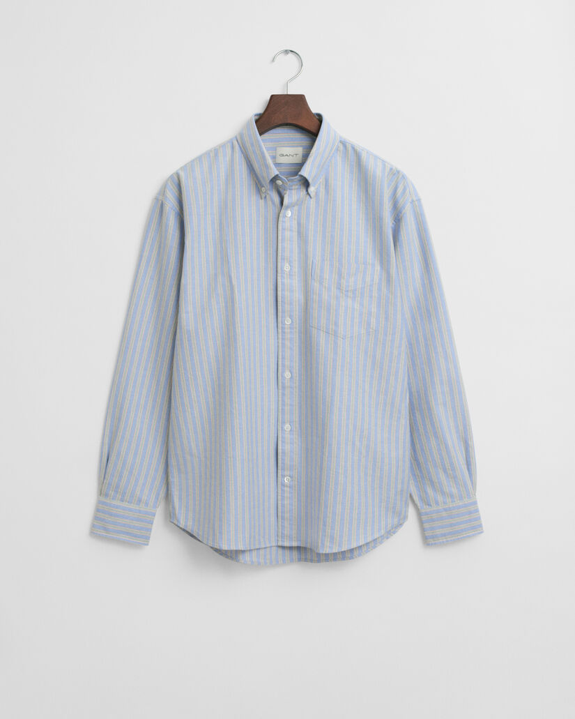 Relaxed Fit Heritage Oxford-Hemd mit Streifen
