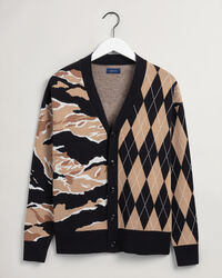 Tiger Camo Strickjacke