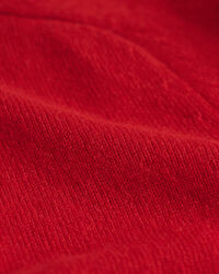 Rundhalspullover aus Wolle mit Sattelschulter