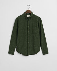 Regular Fit Flanellhemd mit Noppengarn