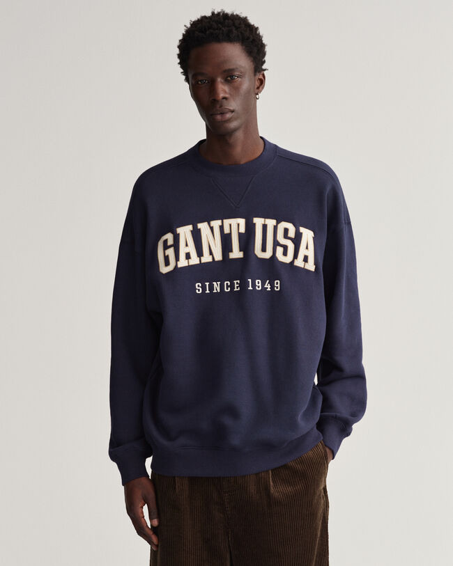 USA Graphic Rundhals-Sweatshirt
