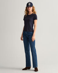 T-Shirt aus Stretch-Baumwolle