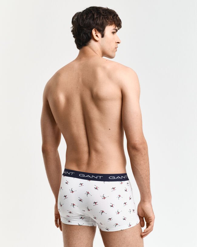 3er-Pack Boxershorts mit Skier-Print in Geschenkbox
