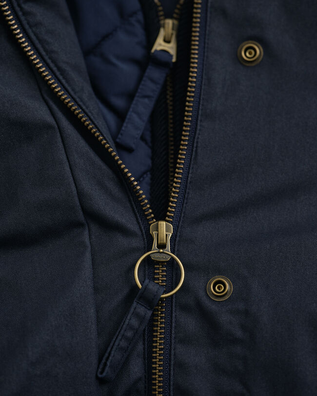 Waxed Cotton Double Decker Jacke