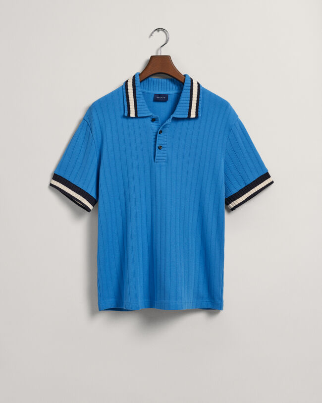 Drop-Needle Piqu&eacute; Poloshirt