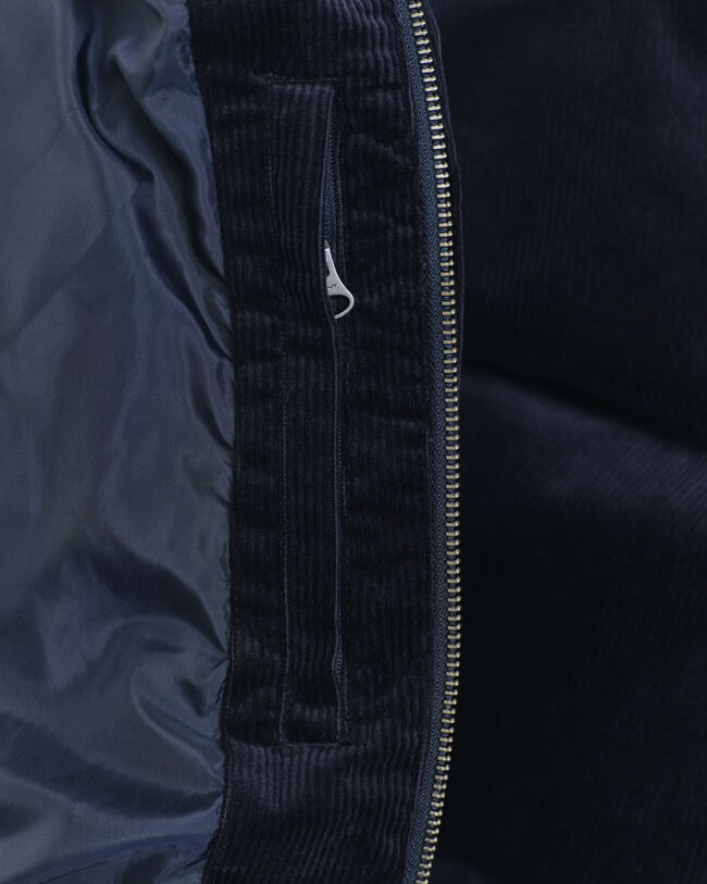 Puffer Jacke aus Cord