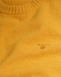 Rundhalspullover aus gek&auml;mmter Wolle