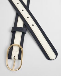Gestreifter Ledergürtel
