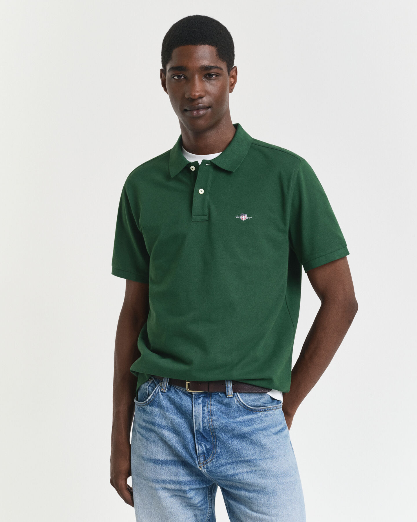 Regular Fit Shield Piqué Poloshirt