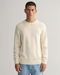 Rundhalspullover aus Supima Baumwolle