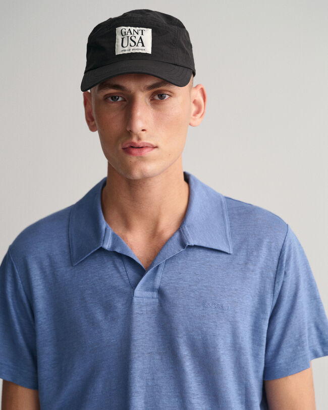 Leinen Poloshirt