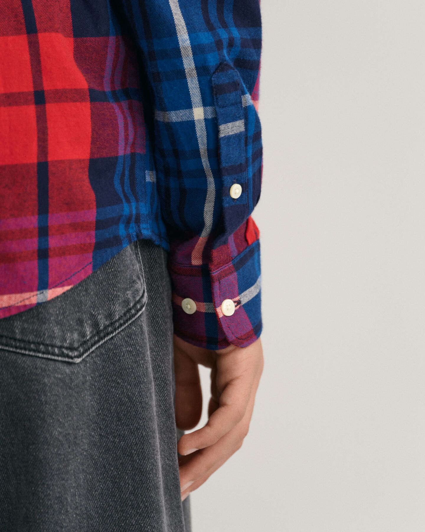 Teen Boys Tartan Flanellhemd