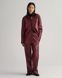 Relaxed Fit Pull-On Hose aus Kunstleder