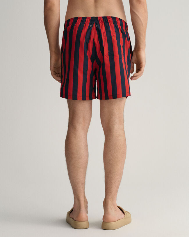 Classic Fit Badeshorts mit Blockstreifen