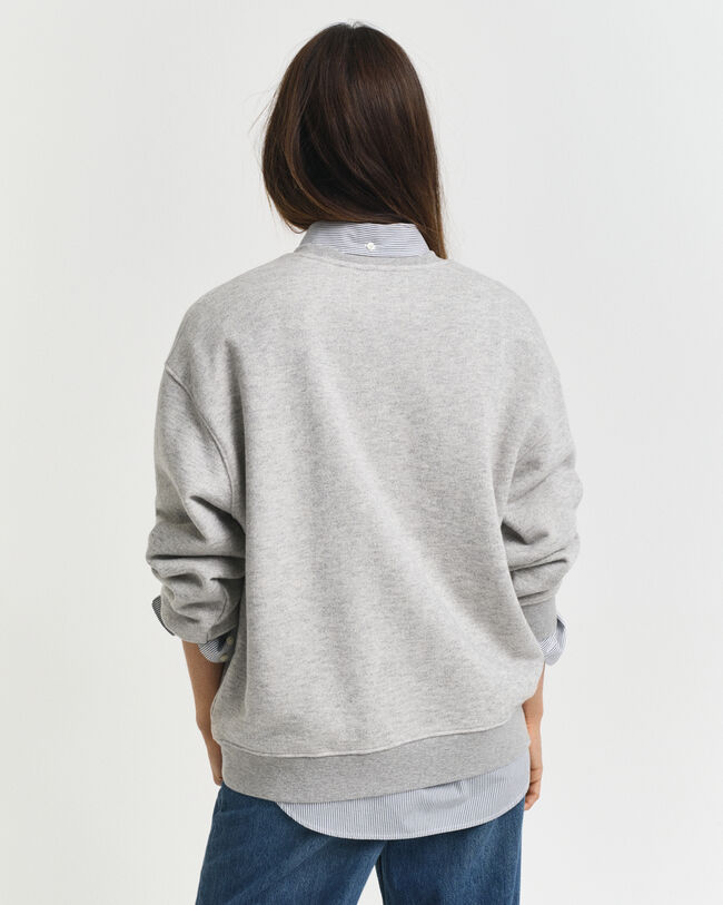 Rundhals-Sweatshirt mit Print