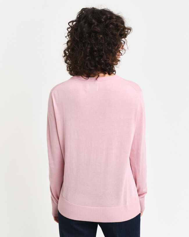 Feinstrick V-Neck Pullover