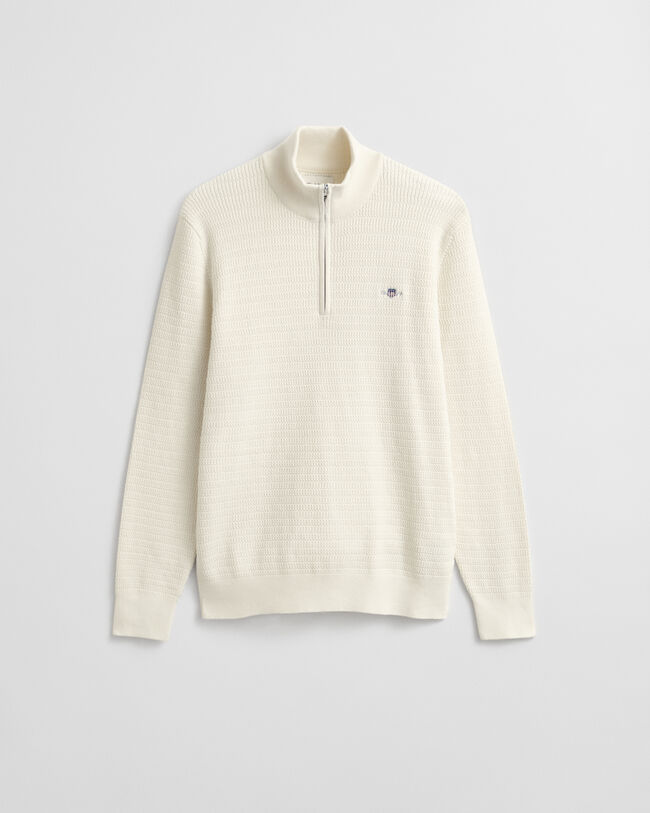 Troyer mit Mini-Zopfstrickmuster