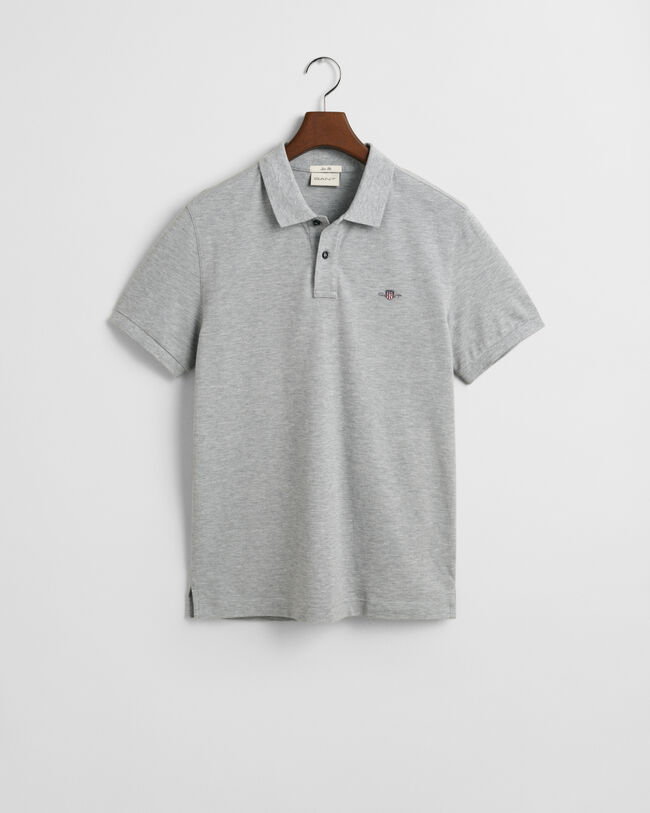 Slim Fit Archive Shield Piqué Poloshirt