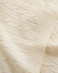 Zopfstrick Wollschal