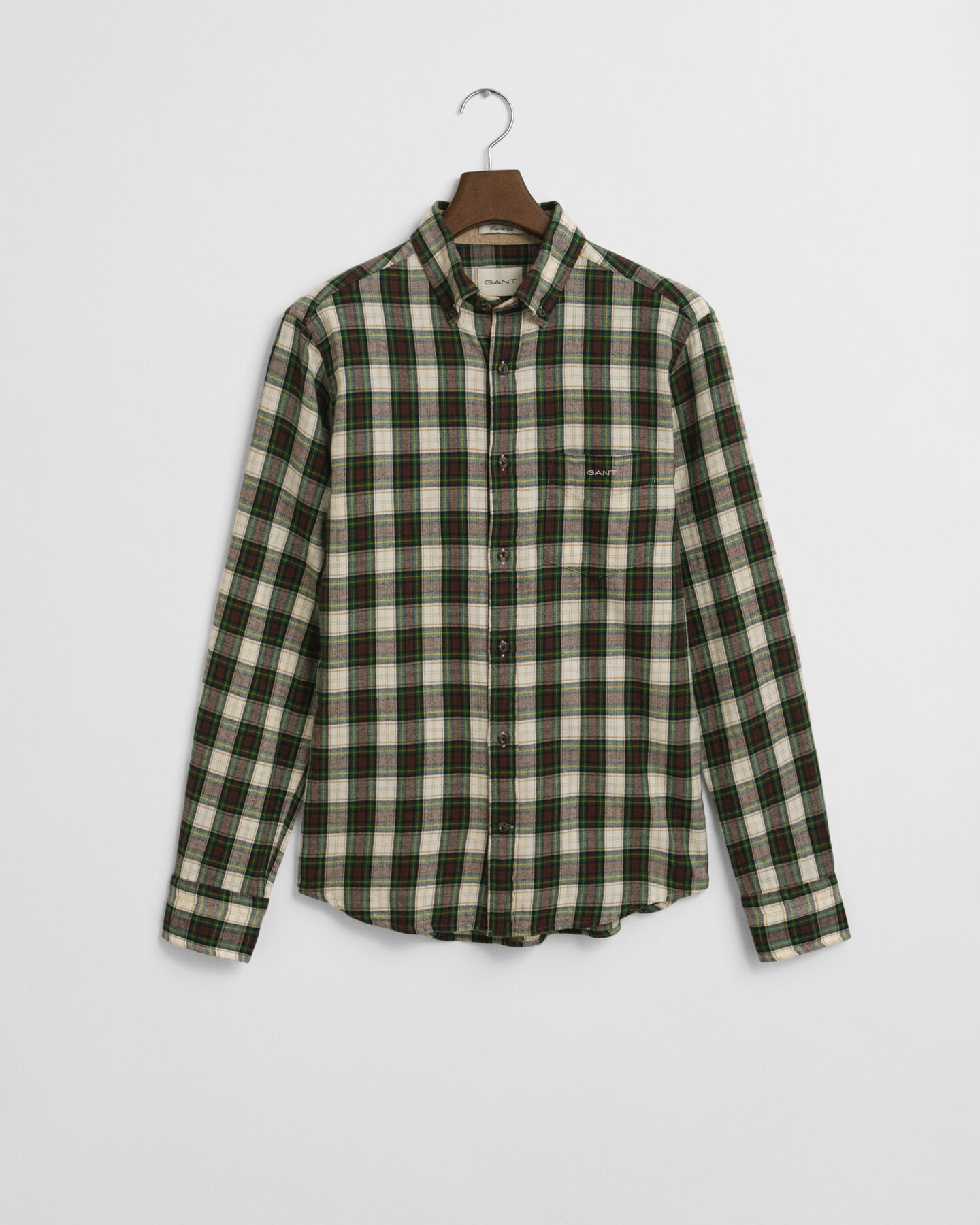 Regular Fit Windblown Flannel Hemd mit Karomuster