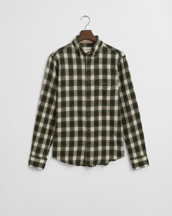 Regular Fit Windblown Flannel Hemd mit Karomuster