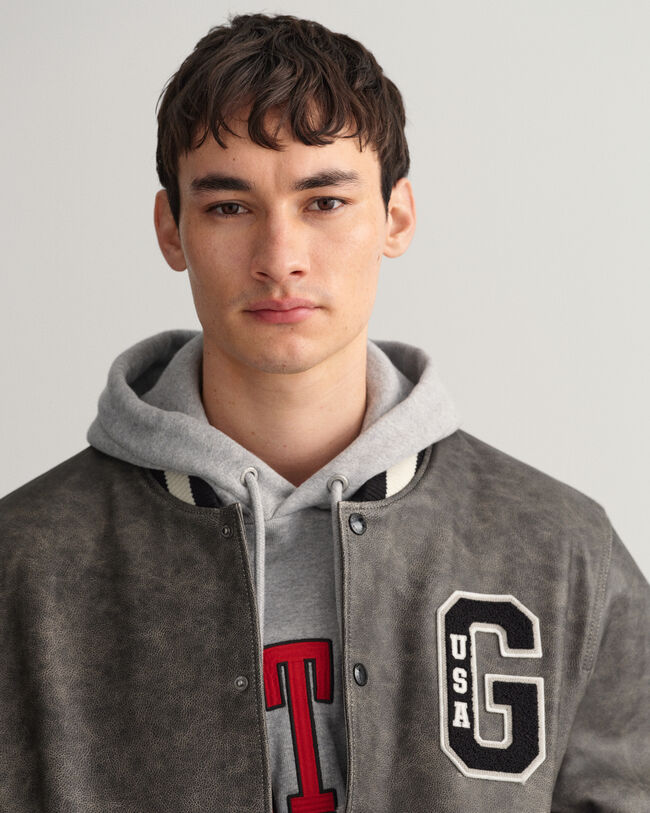 GANT Varsity Jacket aus Leder